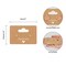 100 PCS Earring Cards - Kraft Earring Display Holder Cards, 2"x1.3" Blank Paper Cards with 2 Holes, Jewelry Display Cards for Selling, Hanging Earring, Jewelry,DIY Crafts, Retail